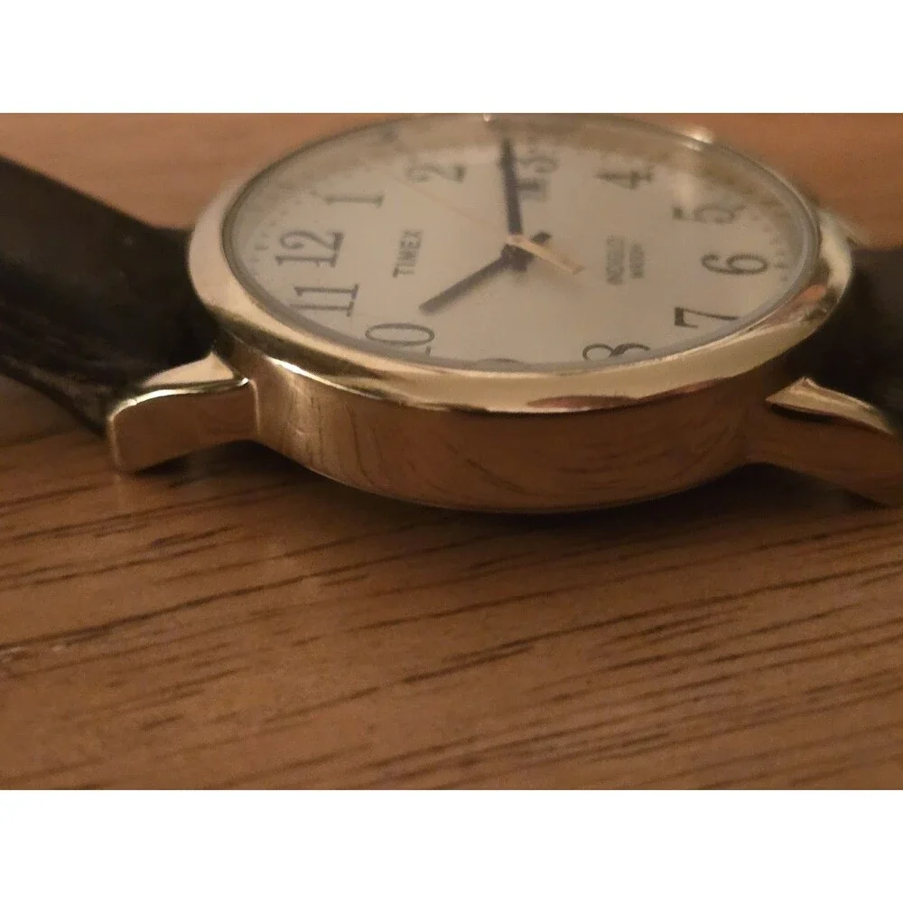 Vintage Timex Easy Reader 38mm Gold-Tone Watch TW2P75800 – Cream Dial – Works!